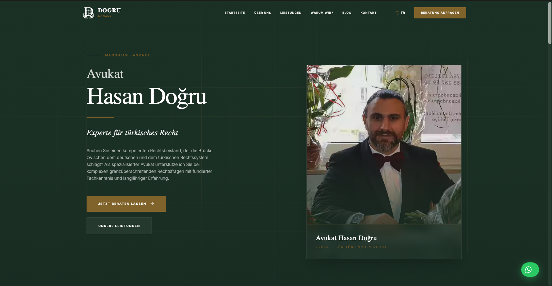 Transformed website